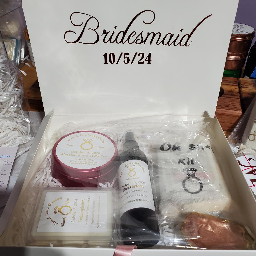 Custom Wedding Orders - IMPERIAL CANDLE DESIGNS LLC