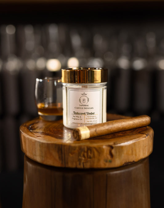 Handmade Soy Wax Candle Jars- Luxury Wood Wick Scented Candles