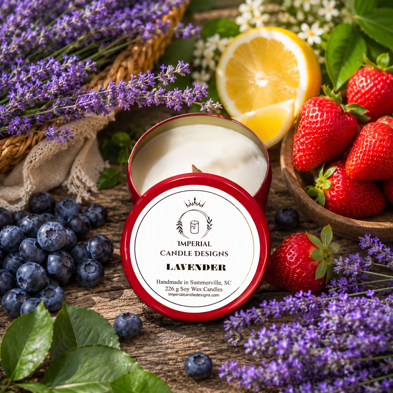 Fruity and Floral Candle Collection